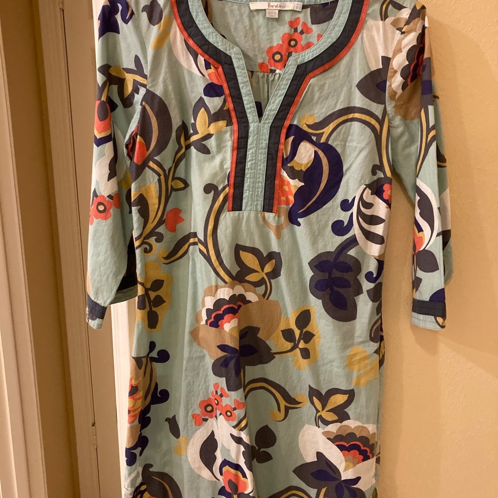 Boden Multicolor Floral Dress